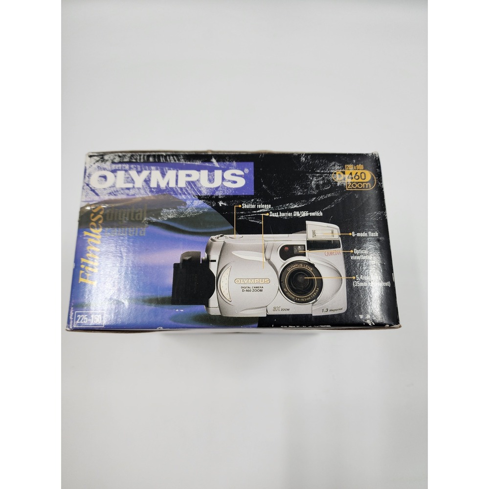 Olympus Camedia D-460 Zoom Digital Camera 1.3MP 3x Optical Zoom Silver Boxed - Picture 14 of 16